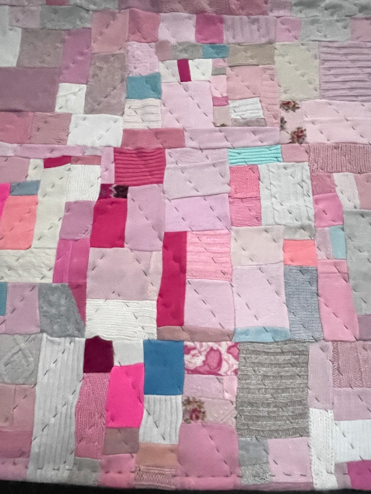 Quilt - pink patch work